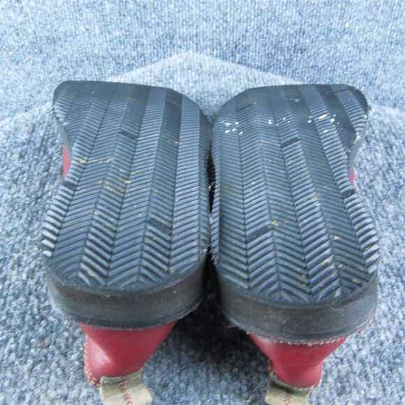 MOMA Made In Italy Women Loafer Shoes Size 37 Medium Red Leather Slip On - Picture 8 of 9